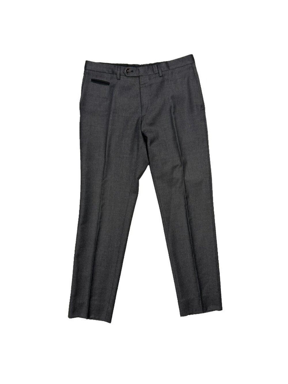 Hugo Boss Dress Pants Flannel Wool Trousers Grey "Wilhelm1" 30x30